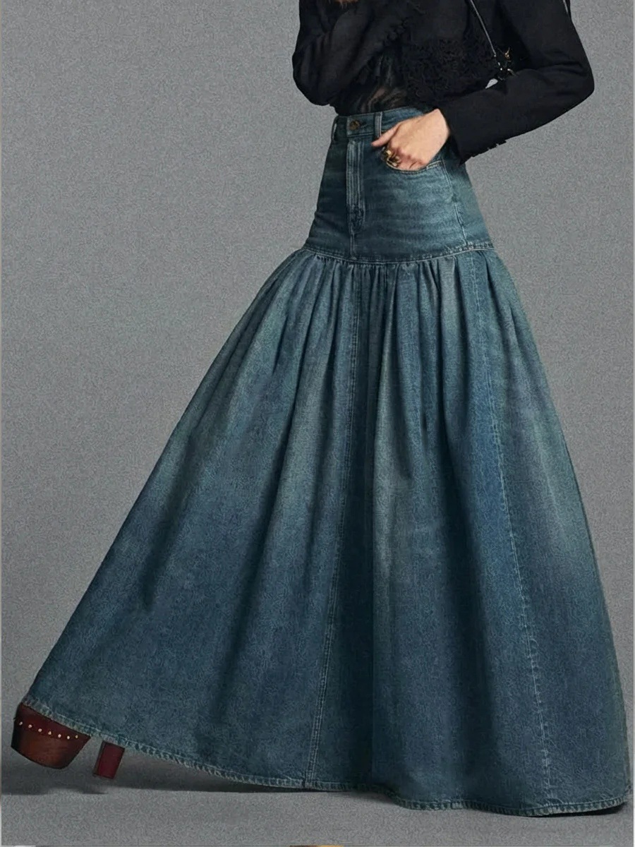 Relaxed Casual Wide-leg Jeans — Comfort Meets Classic Denim