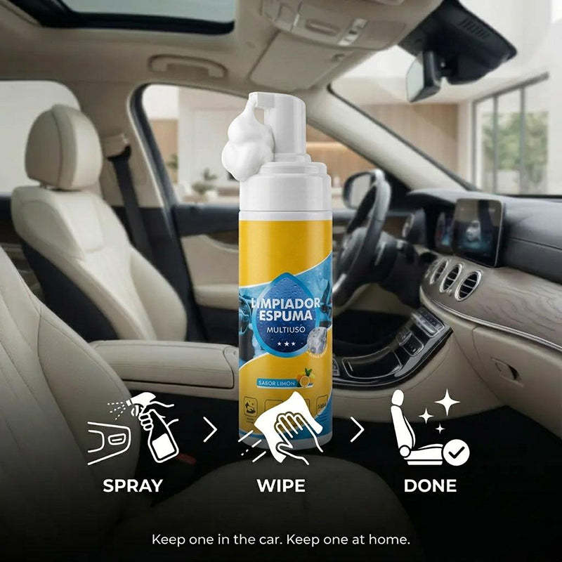 4-in-1 Multi-Enzyme Foam Cleaner – Deep Clean Car, Kitchen, Bathroom & Sofa