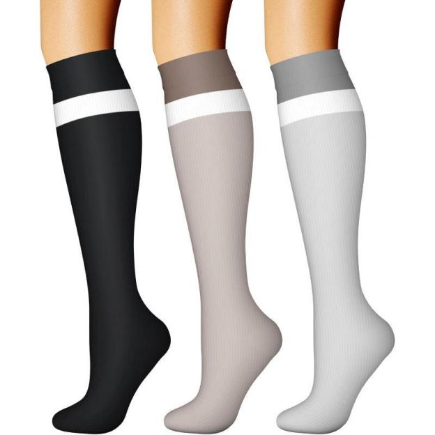 3-Pack Running Compression Socks - Support and Comfort