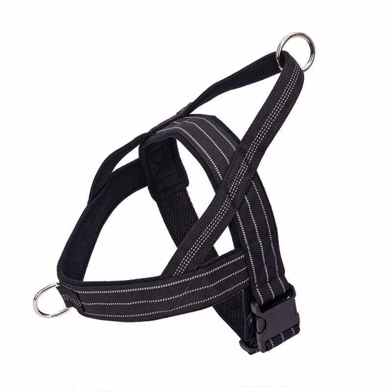 Luminous Dog Harness and Leash Set for K9 Service Dog Training - Perfect German Shepherd Vest for Medium to Large Dogs