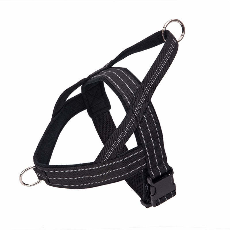 Luminous Dog Harness and Leash Set for K9 Service Dog Training - Perfect German Shepherd Vest for Medium to Large Dogs