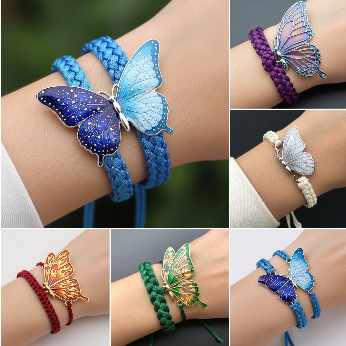 🦋Enchanted Butterfly Knit Bracelet