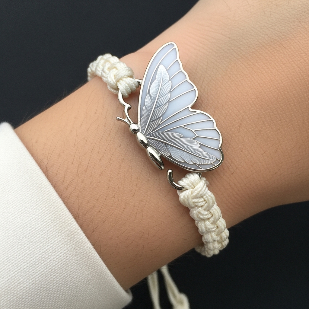 🦋Enchanted Butterfly Knit Bracelet