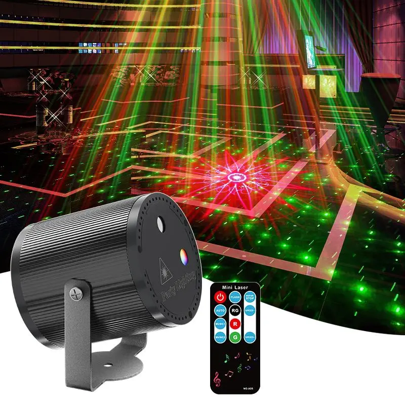 🌊 Mini LED Laser Projector – Turn Any Room into a Party ✨