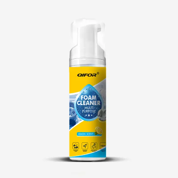 QIFOR 4-in-1 Foam Cleaner ✨ – Heavy-Duty Stain & Grease Remover for Car, Kitchen, Sofa 🚗🛋️ – Deep Cleaning Power 💪