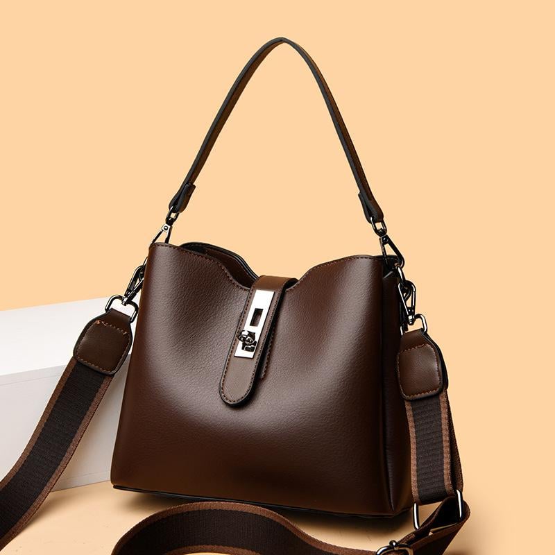 2025 New Designer Three Straps Bucket Bag for Women