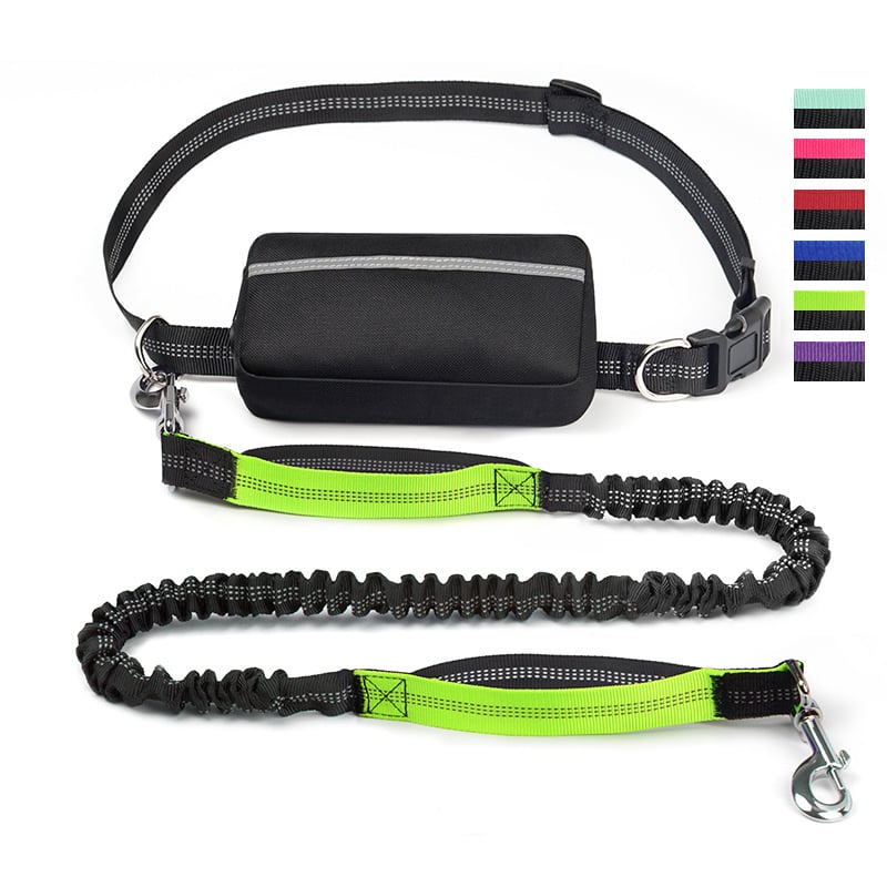 🔥Summer Hot Sale - Hands Free Dog Leash with Zipper Pouch🐕