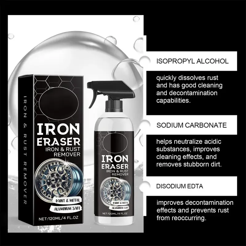 Automotive Rust Remover Spray – Restore Wheels, Rims & Metal Surfaces