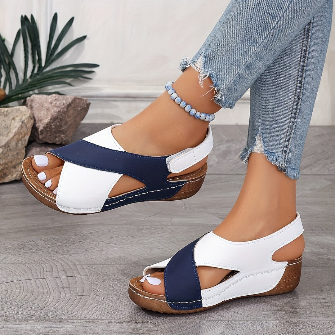 🔥Hot Sale🏖️- Women's Ultra Comfortable Slope Heel Orthopaedic Sandals