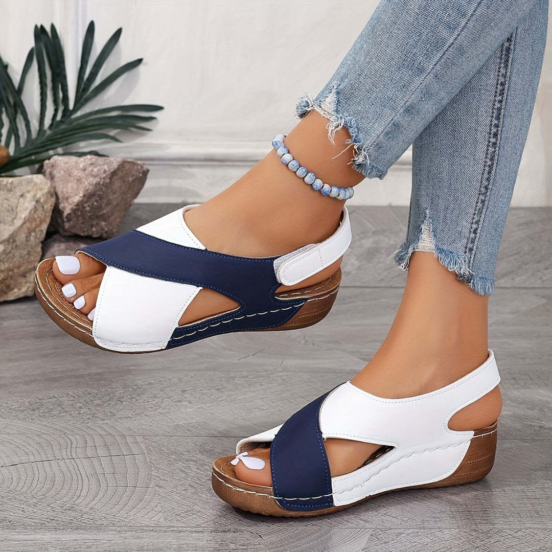 🔥Hot Sale🏖️- Women's Ultra Comfortable Slope Heel Orthopaedic Sandals