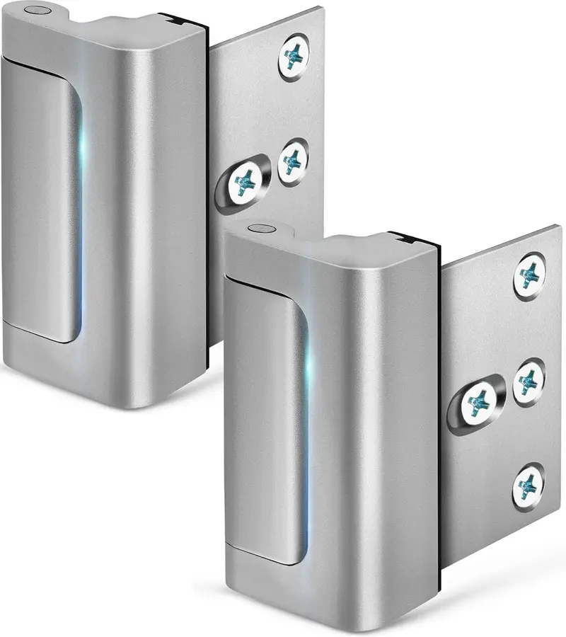 🔒💪 2-Pack Door Lock Reinforcement | 800lbs Strength for Maximum Security 🚪🔐
