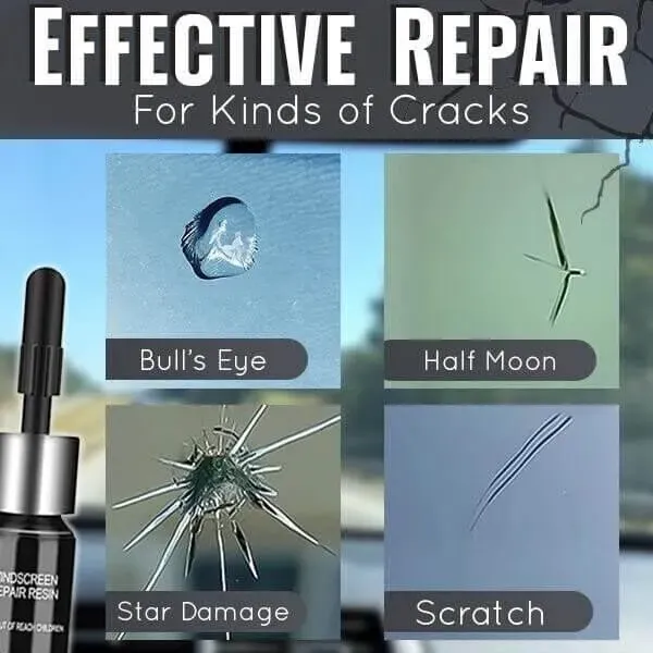 🏆Flash Sale⚡ 50K+ SOLD!🔥Cracks Gone Glass Repair Kit