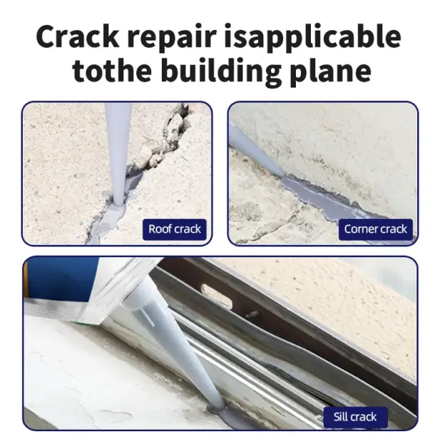 🏗️ Rapid-Cure Concrete Crack Filler – Self-Leveling, Waterproof & Traffic Ready in 24H