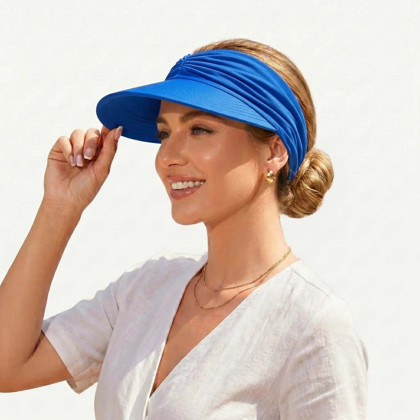 💕👒UPF 50+ Sun Visor Ponytail Hat
