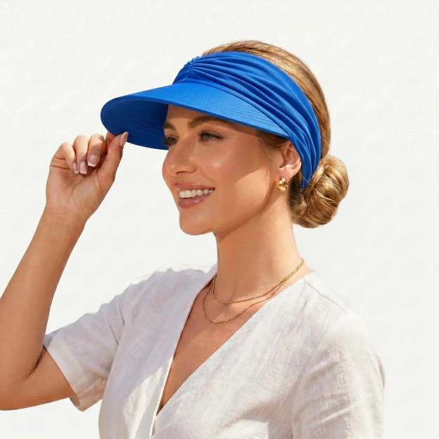💕👒UPF 50+ Sun Visor Ponytail Hat