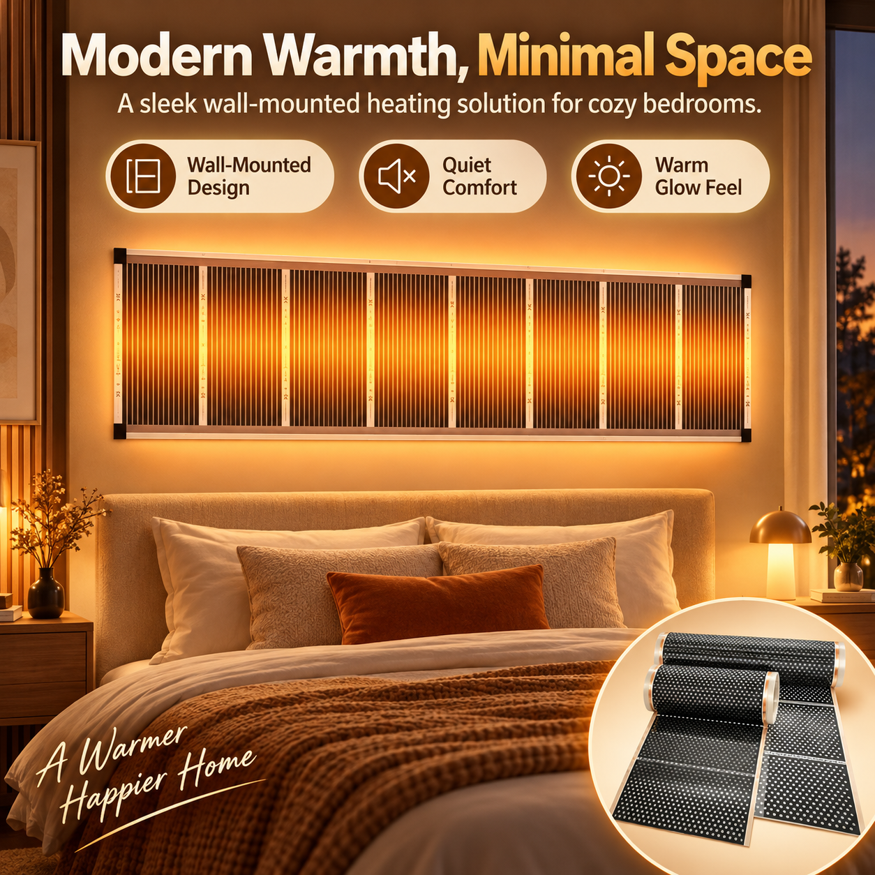 Wall Mounted Infrared Heating Panel