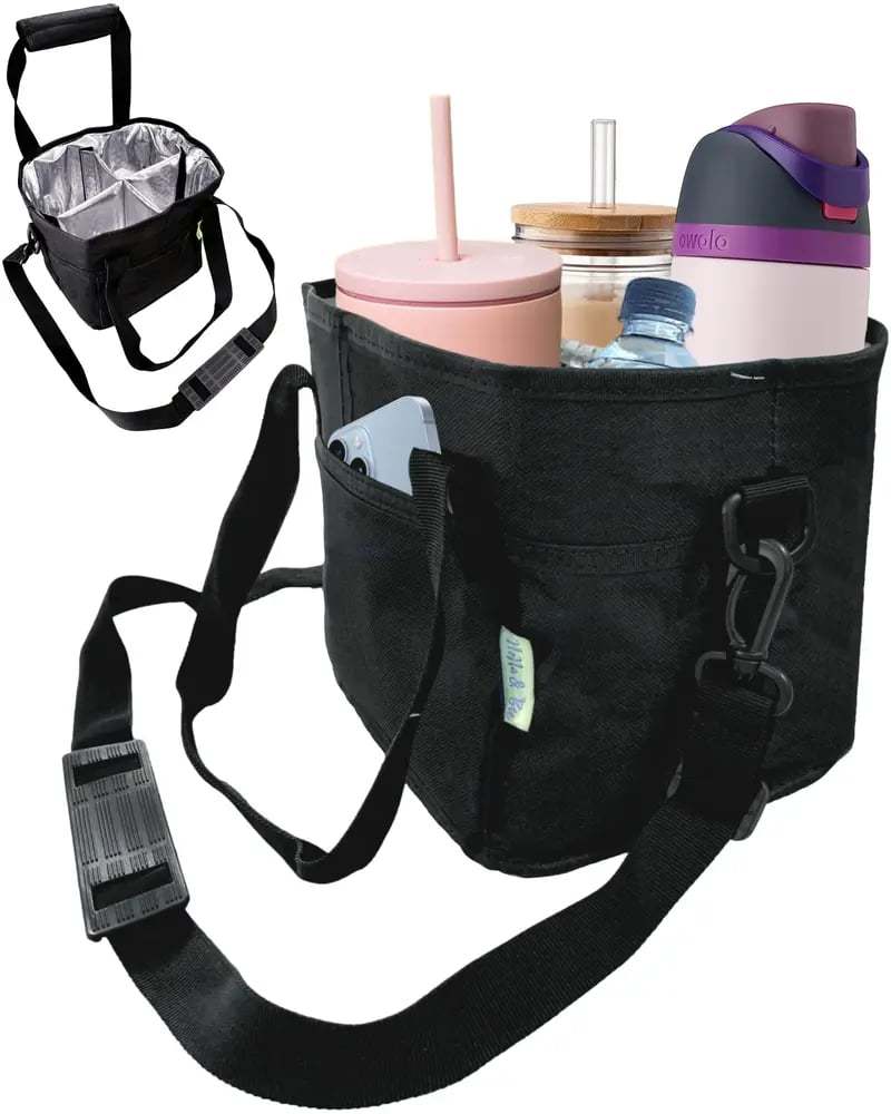 🔥Hot Sale 49% off🌟 Multi-purpose glass cup storage bag with 4 compartments