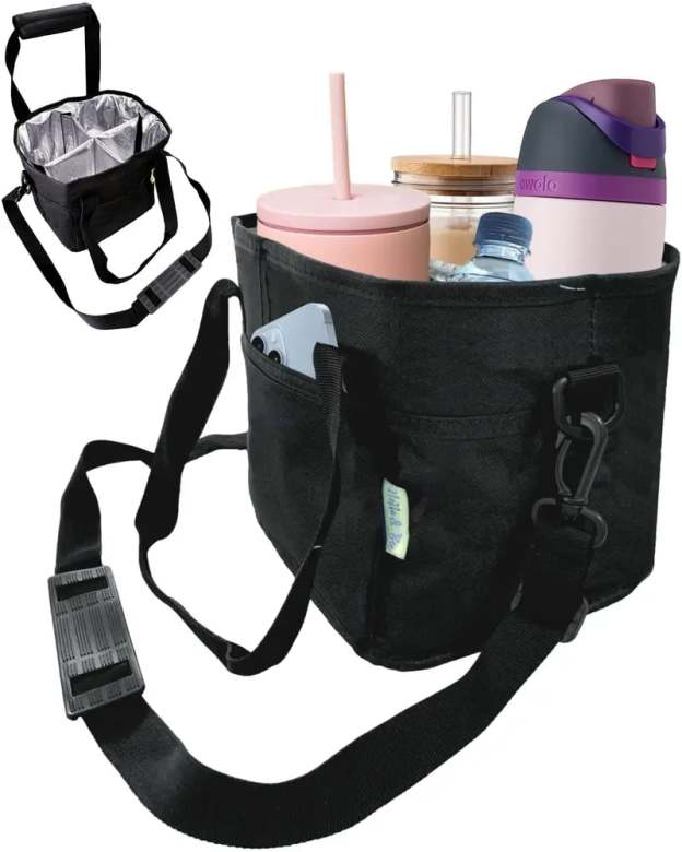 🔥Hot Sale 49% off🌟 Multi-purpose glass cup storage bag with 4 compartments