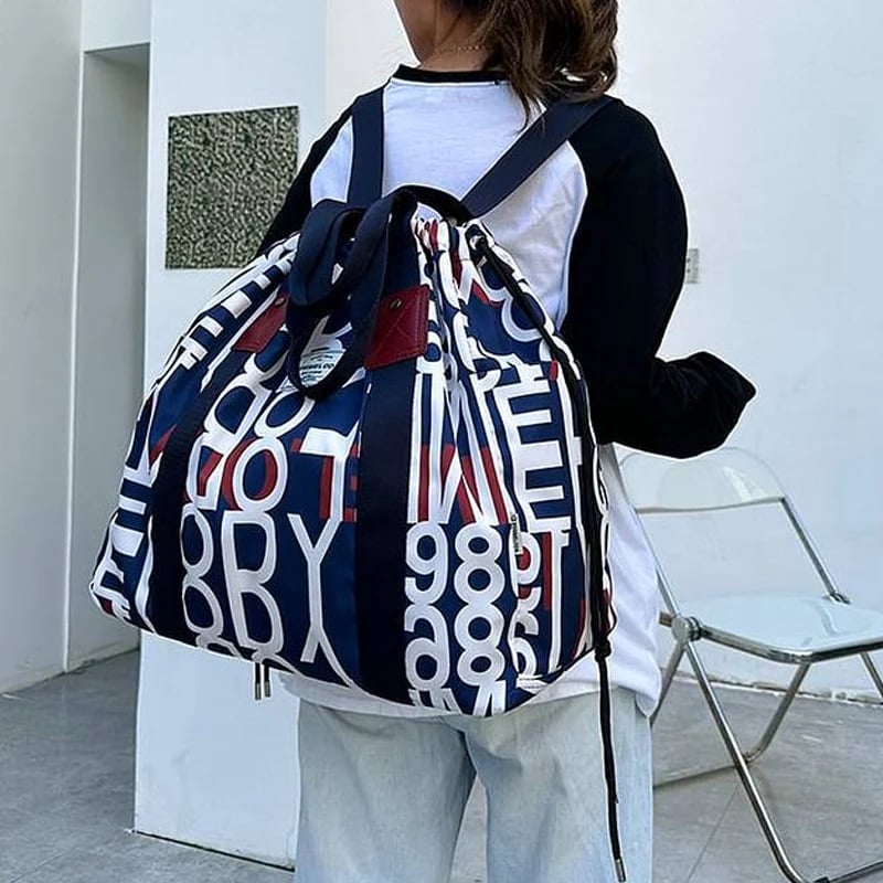 Unisex Multi-Functional Large-Capacity Drawstring Bag