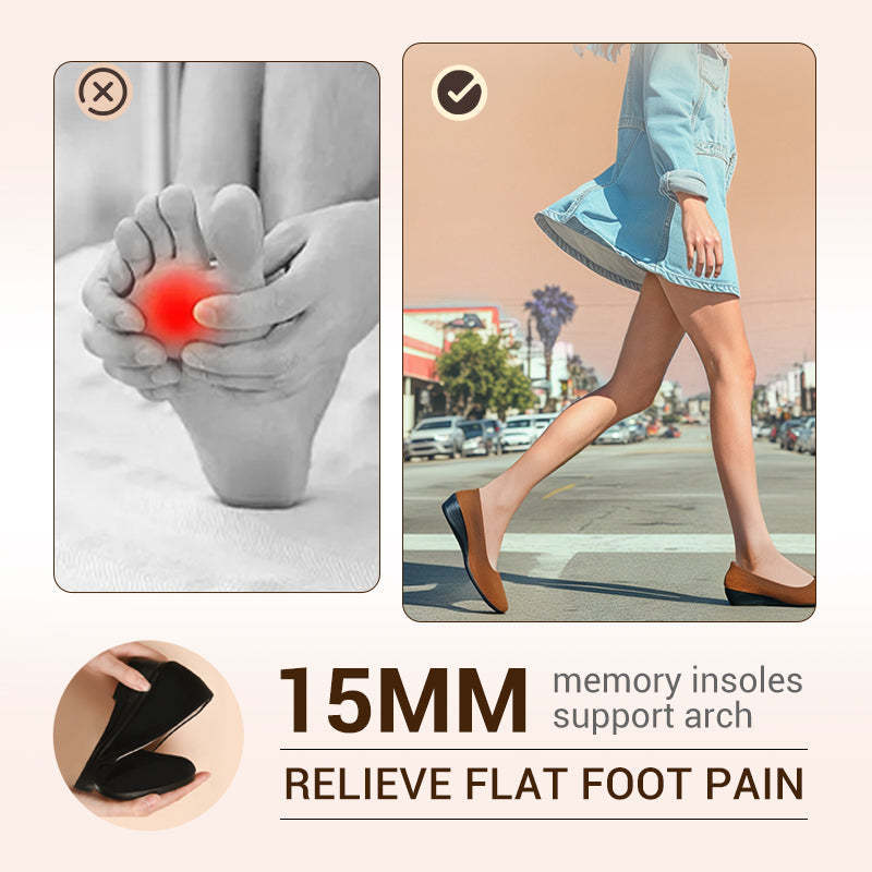 🎁Hot Sale⏳Elegant Lightweight Anti-Slip Low Heel Wedge Shoes