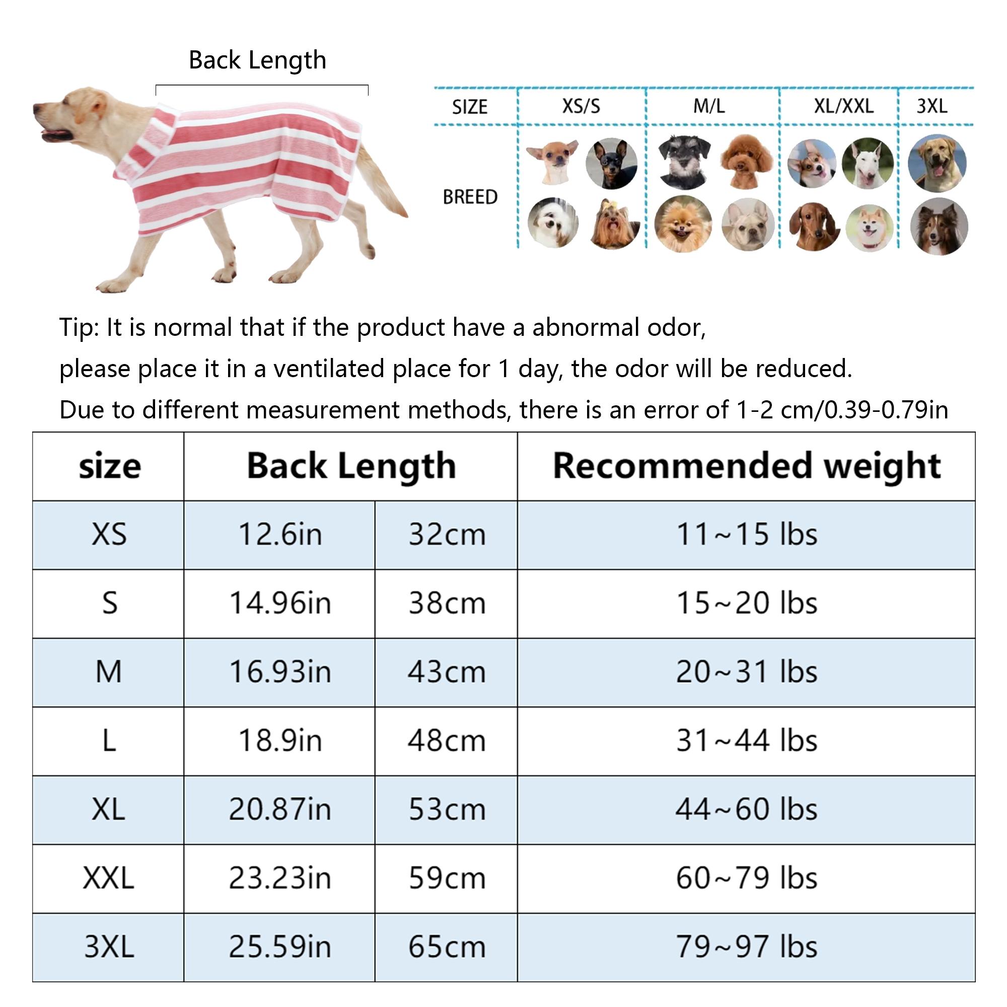 Quick-Drying Dog Bathrobe, 1-Piece Striped Clean Pet Bathrobe with Adjustable Belly Band, Super-Absorbent Soft Fabric, Machine Washable #GLOBAL PICKS