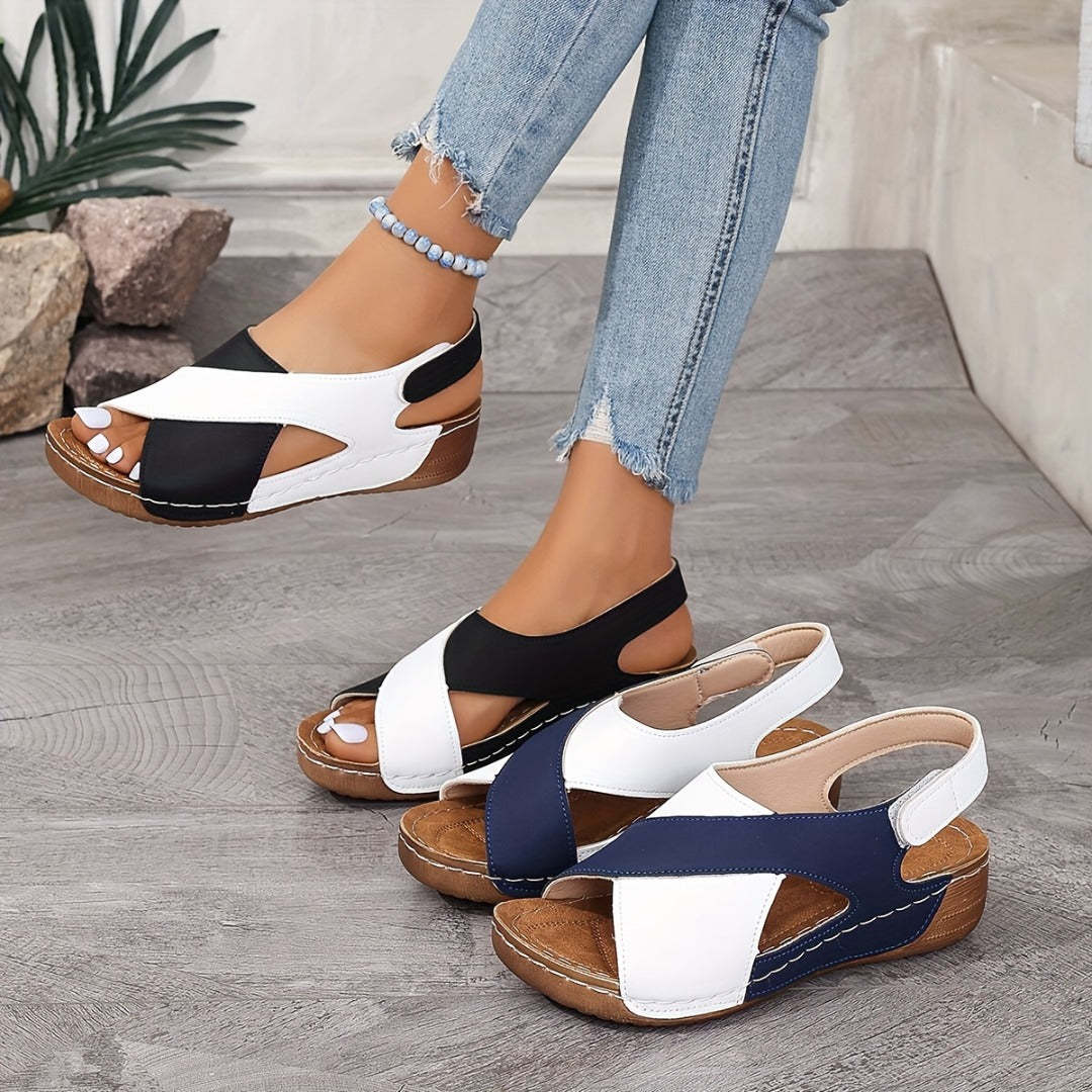 🔥Hot Sale🏖️- Women's Ultra Comfortable Slope Heel Orthopaedic Sandals