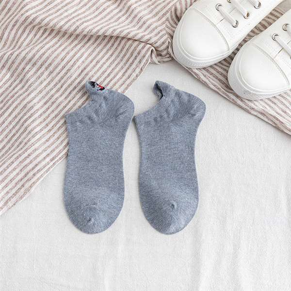 2025 HOT SALE🔥Embroidery Funny Smiling Socks (10 Pairs)