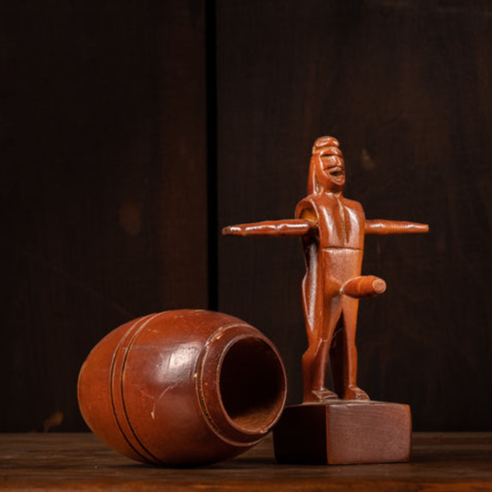 Clearance!!Barrel Man Novelty Statue.Baguio City's Barrel Man: Unveiling The Souvenir