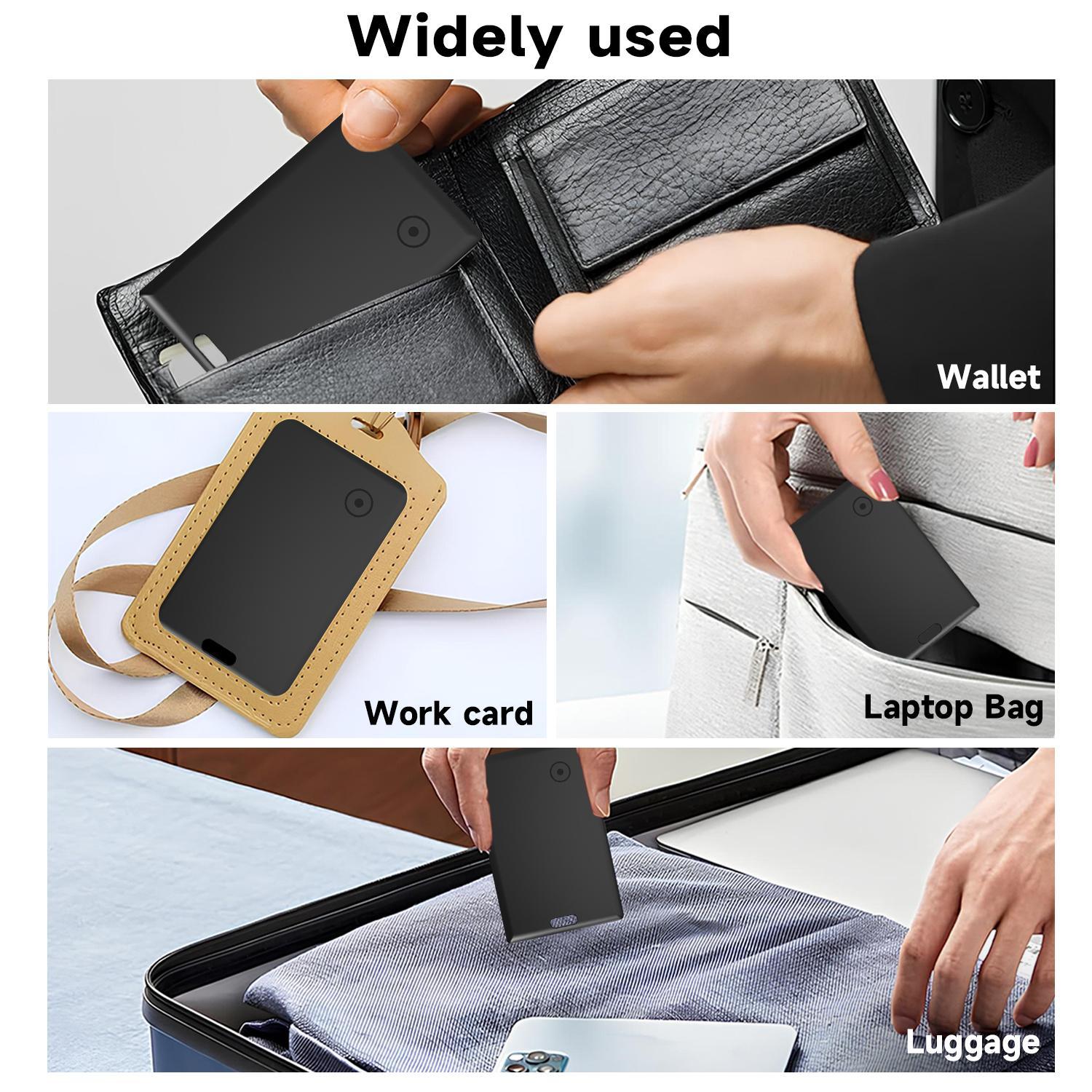 2026 [Apple MFi Certified] (iOS Only) Bluetooth Tracker Smart Card for Apple Find My iPhone Wallet GPS Tracker, 5-10 Years Staying Power, Keys Finder and Item Locator for Keys, Bags, Passport#MothersDayGift #GiftsForHer