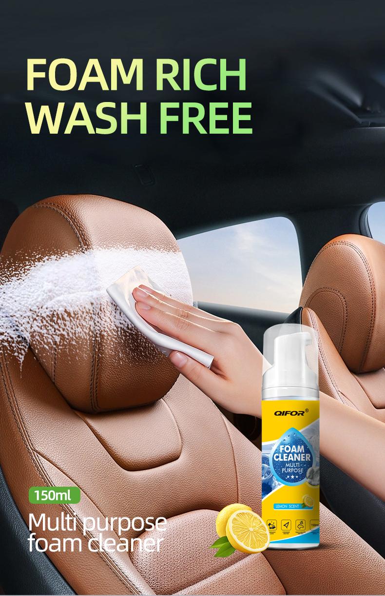 QIFOR 4-in-1 Multi-Enzyme Foam Cleaner &ndash; Professional Deep Cleaning for Car Interior, Kitchen, Bathroom & Sofa &ndash; Heavy-Duty Grease & Stain Remover &ndash; 2026 Viral Household & Auto Detailing Kit