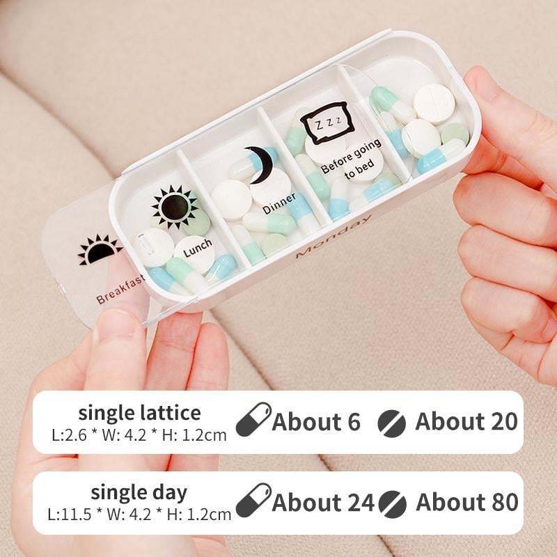 💊 ✨7-Day Medication Organizer - For Effortless Health Management!