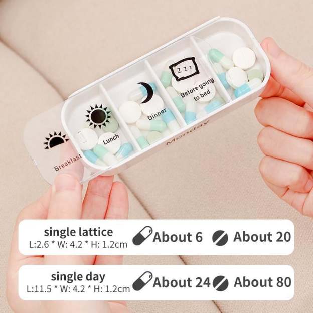 💊 ✨7-Day Medication Organizer - For Effortless Health Management!