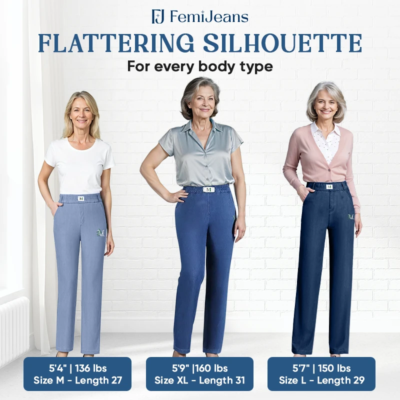 FemiJeans - High Waist Ultra Stretchy Flattering Jeans