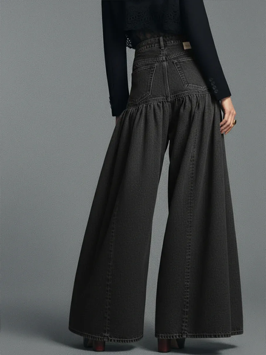 Relaxed Casual Wide-leg Jeans — Comfort Meets Classic Denim