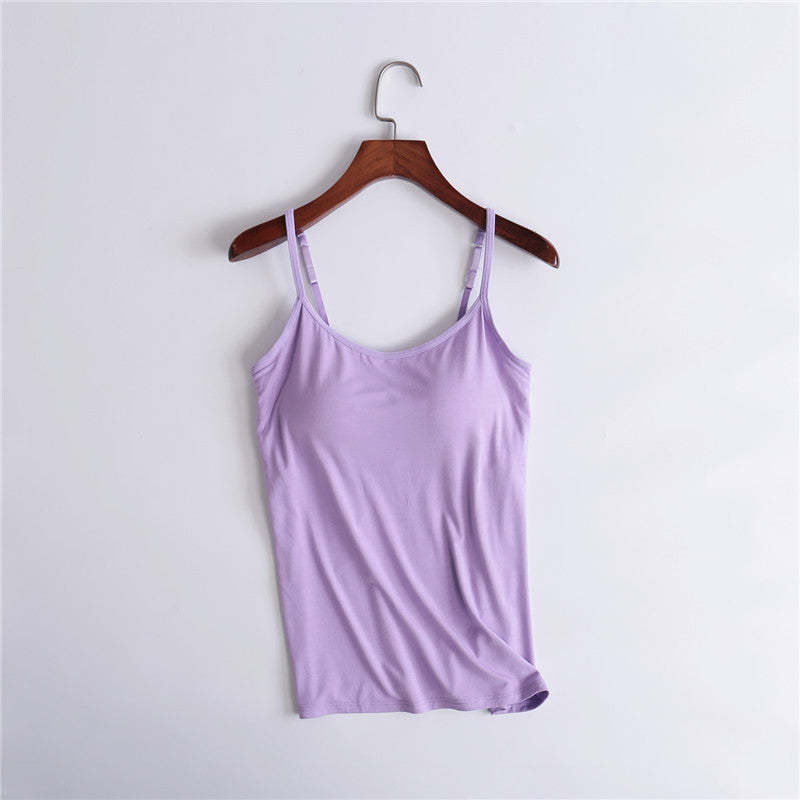 Tank Top With Built-In Bra