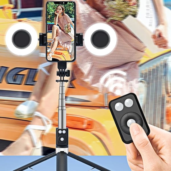🎁Hot Sale ⏳New 6 in 1 Bluetooth Selfie Stick