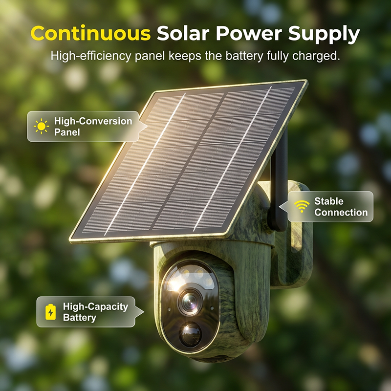 🥳2026 HOT SALE🥳💞50K+ SOLD!🏡⚡ Night Vision Solar Cam – 240° panoramic, motion alerts. All‑weather durable. A smart security upgrade. 🌟🔒