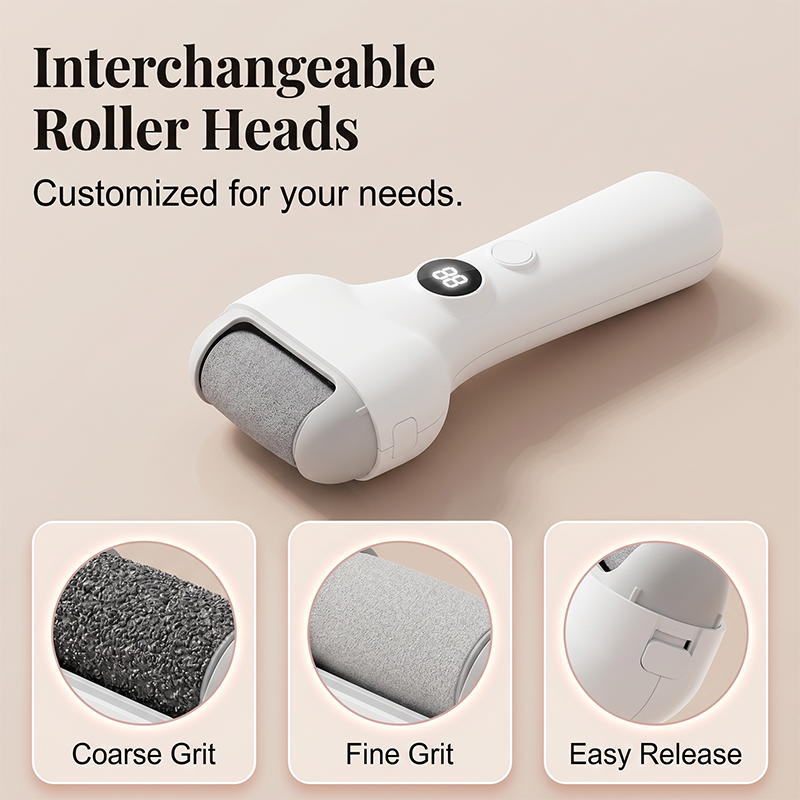 🥳2026 HOT SALE🥳💞50K+ SOLD!🦶🧠Smart Electric Pedicure Tool – Pressure sensor auto‑stops if too firm. Removes calluses gently, protects delicate skin. A safe home pedicure! 🛡️✨