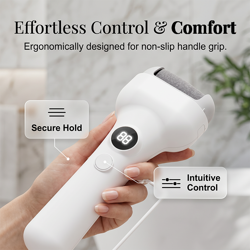 🥳2026 HOT SALE🥳💞50K+ SOLD!🦶🧠Smart Electric Pedicure Tool – Pressure sensor auto‑stops if too firm. Removes calluses gently, protects delicate skin. A safe home pedicure! 🛡️✨