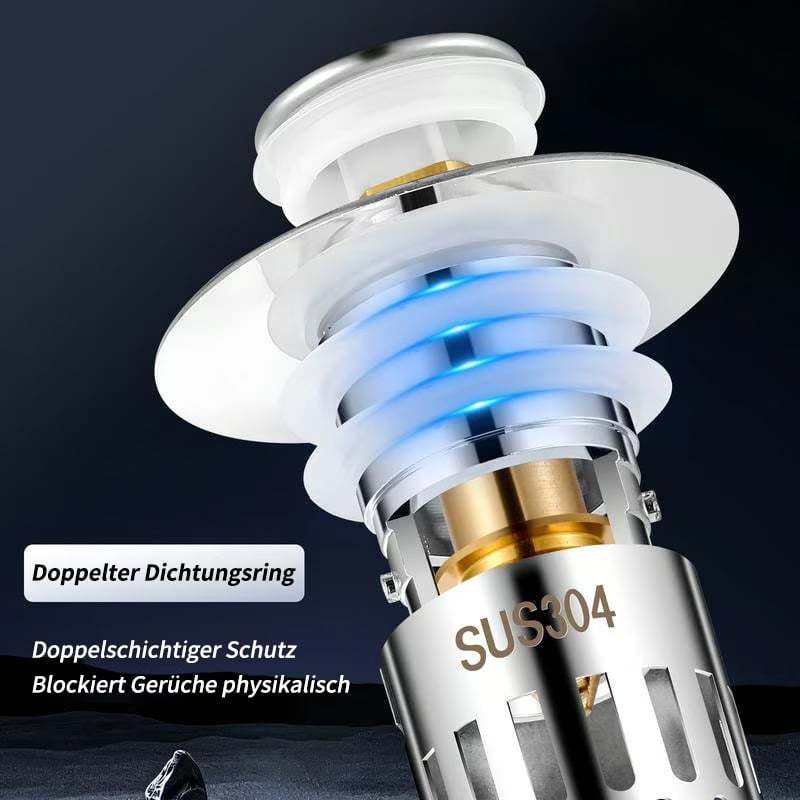 Pop-Up Sink Drain Strainer