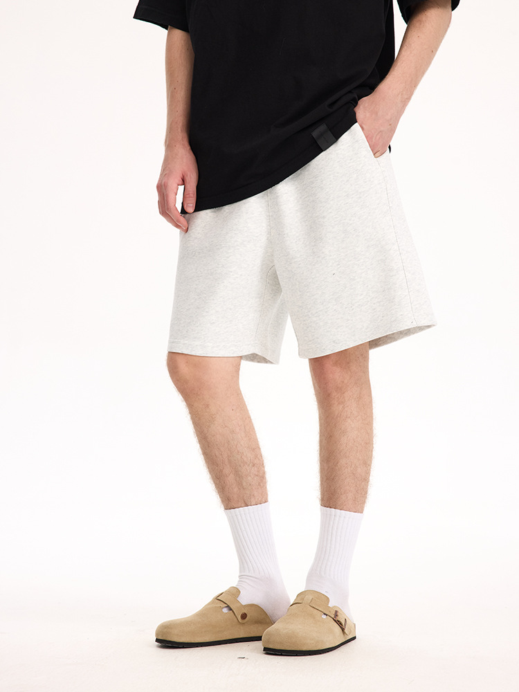 Air layer silhouette comfortable versatile shorts loose casual sweatpants shorts for men and women