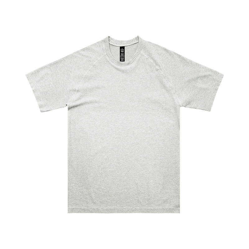 Sports fitness tight short-sleeved quick-drying antibacterial moisture-absorbing short-sleeved T-shirt for men and women