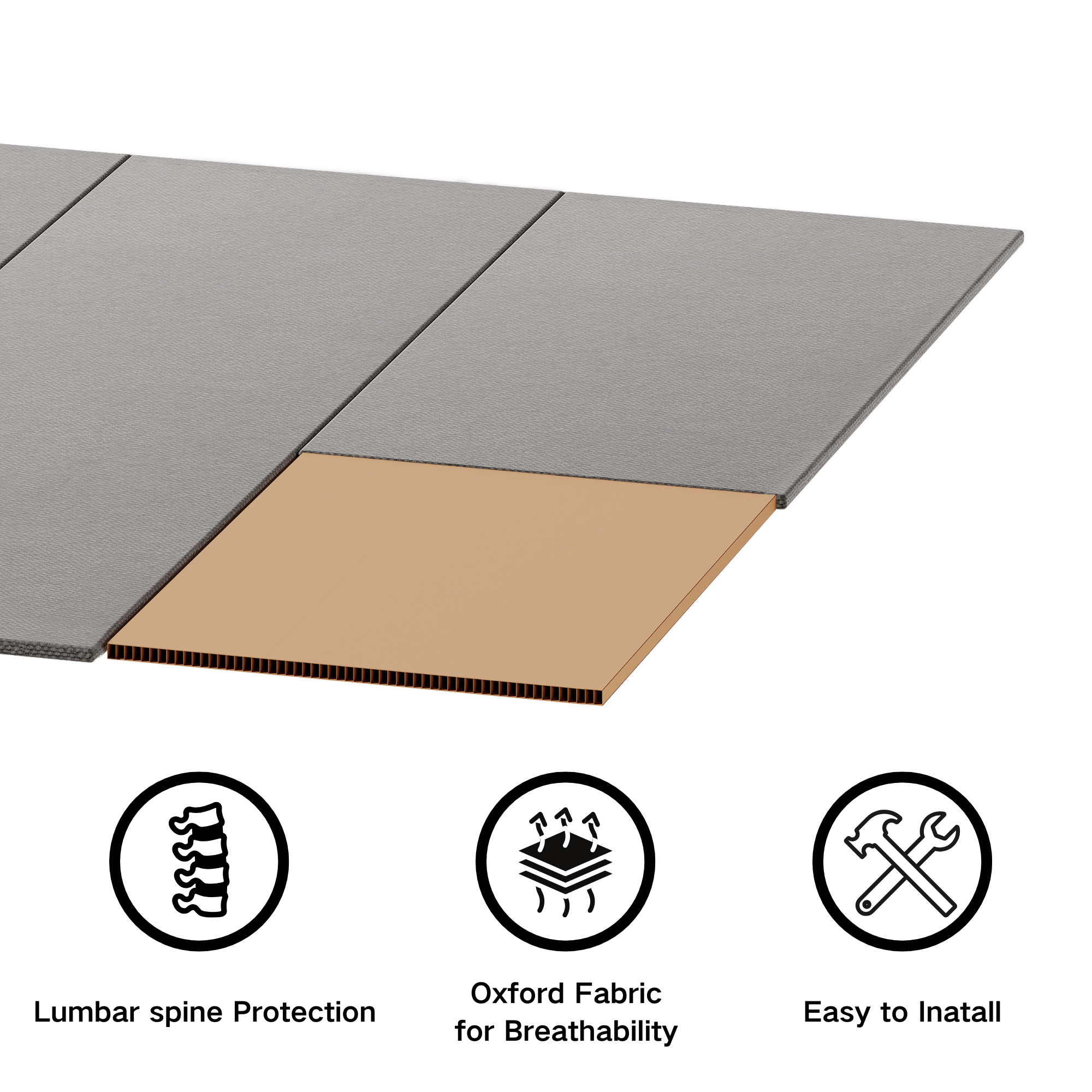 ULIESC 8mm Bunkie Board Queen Size, Fully Assembled, Low Profile Bed Support
