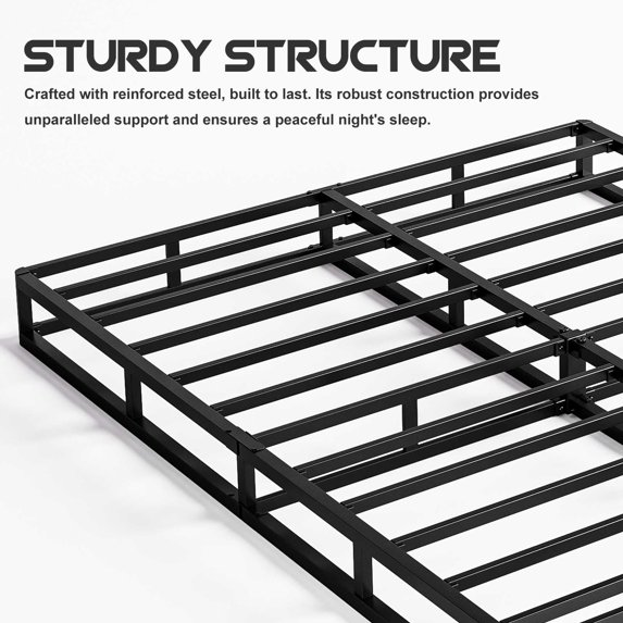 ULIESC 7 inch Twin-XL Metal Box Spring, Sturdy Mattress Foundation, Fabric Cover Included, Easy Assembly