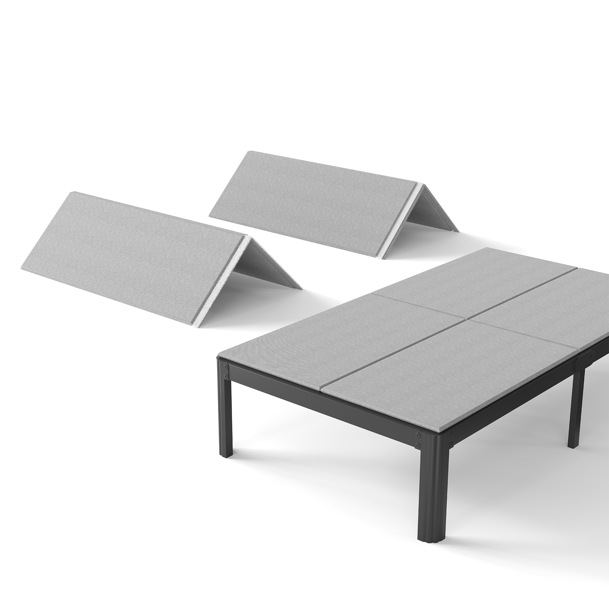 ULIESC 8mm Twin Size Bunkie Board, Fully Assembled Low Profile Mattress Support