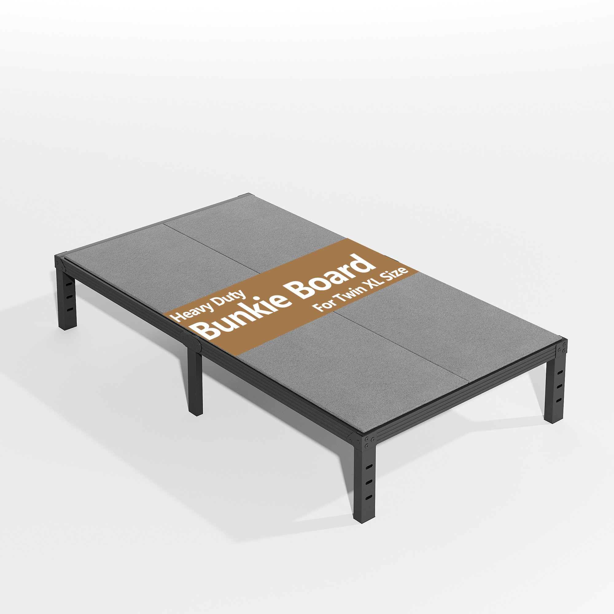 Siblance Heavy Duty Twin XL Bunkie Board, Low Profile Mattress Support Board, Fully Assembled Bed Support