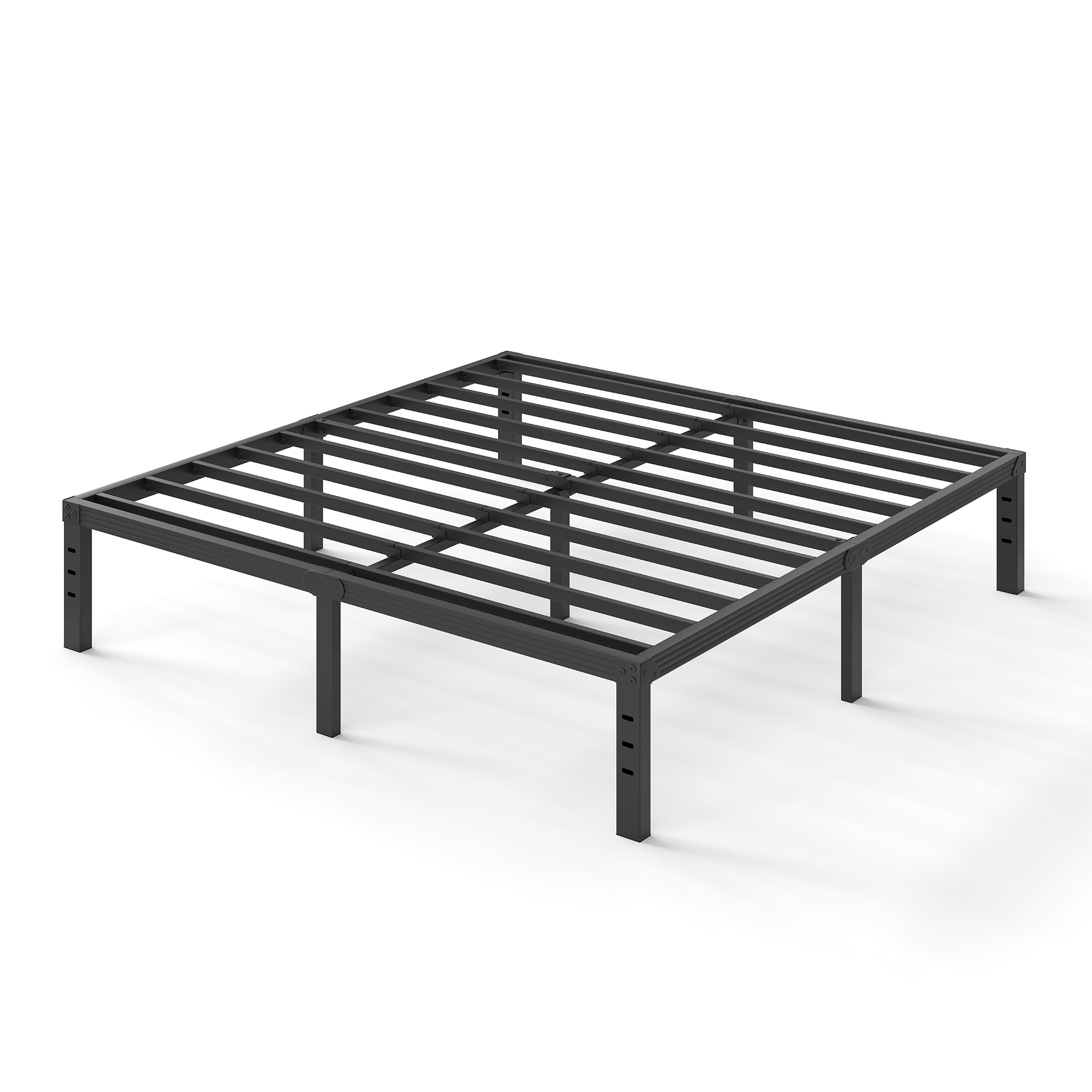 ULIESC 14" Heavy Duty Metal Platform Bed Frame, No Box Spring Needed, King Size