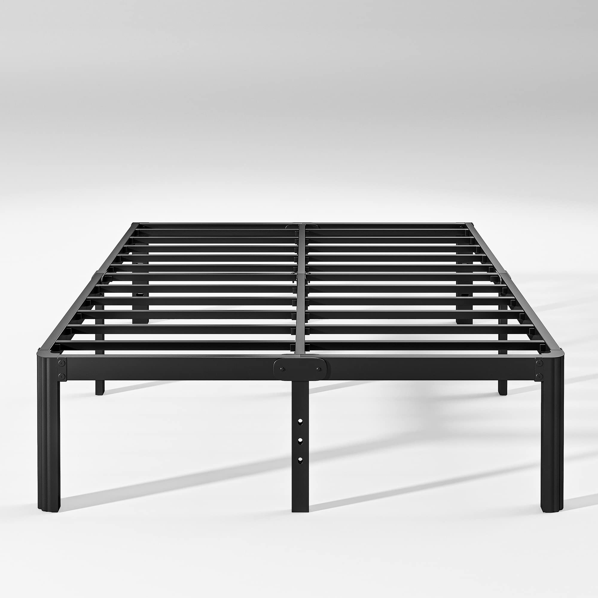 ULIESC 14 Inch High King Bed Frame No Box Spring Needed, Heavy Duty Metal Platform Bed Frame King with Round Corners, Easy Assembly and Noise-Free, Black