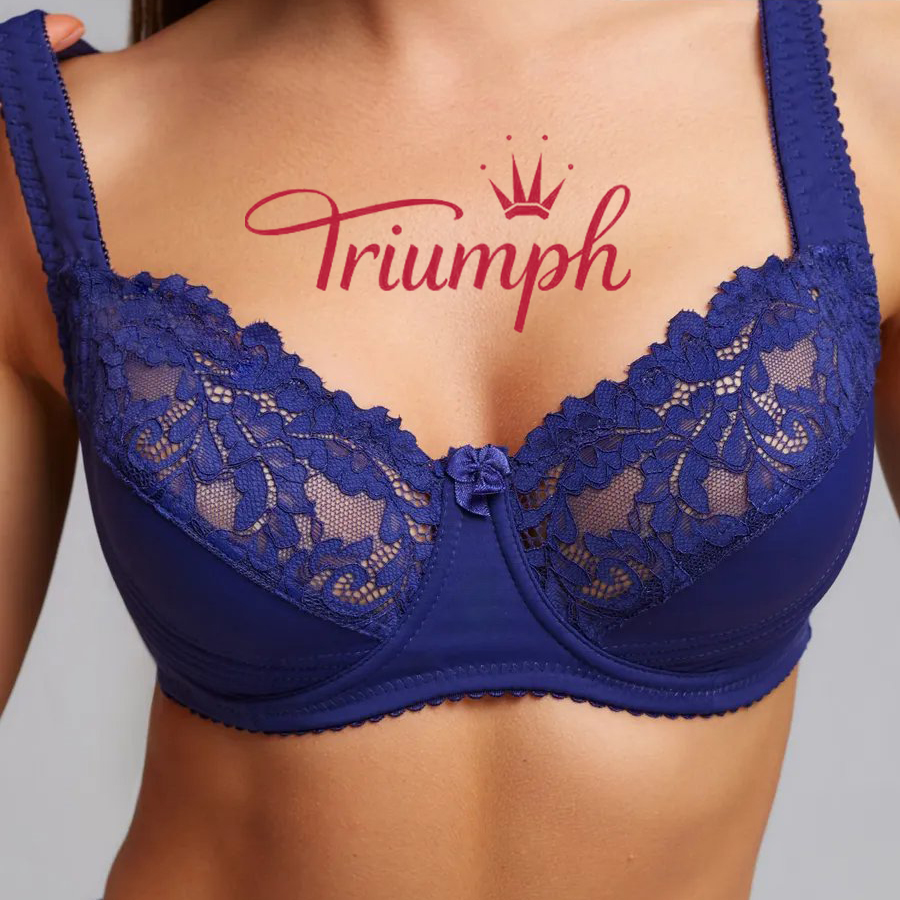 Triumph® 3-pak 💖50% zniżki✨2025 Nowy koronkowy wygodny biustonosz w dużym rozmiarze [75A-120H]