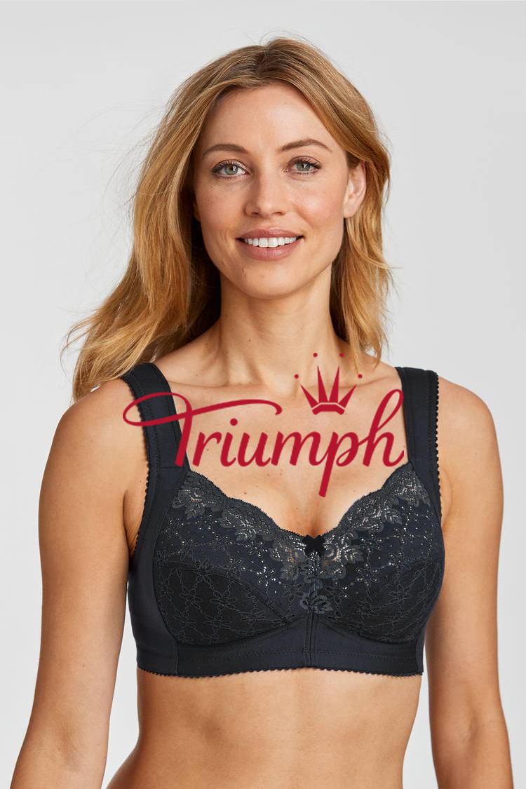 Triumph - 3 db (75A-110F) 💝Pamut csipke vezeték nélküli melltartó